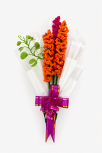 Sunset Harmony – Handcrafted Crochet Lavender Bouquet