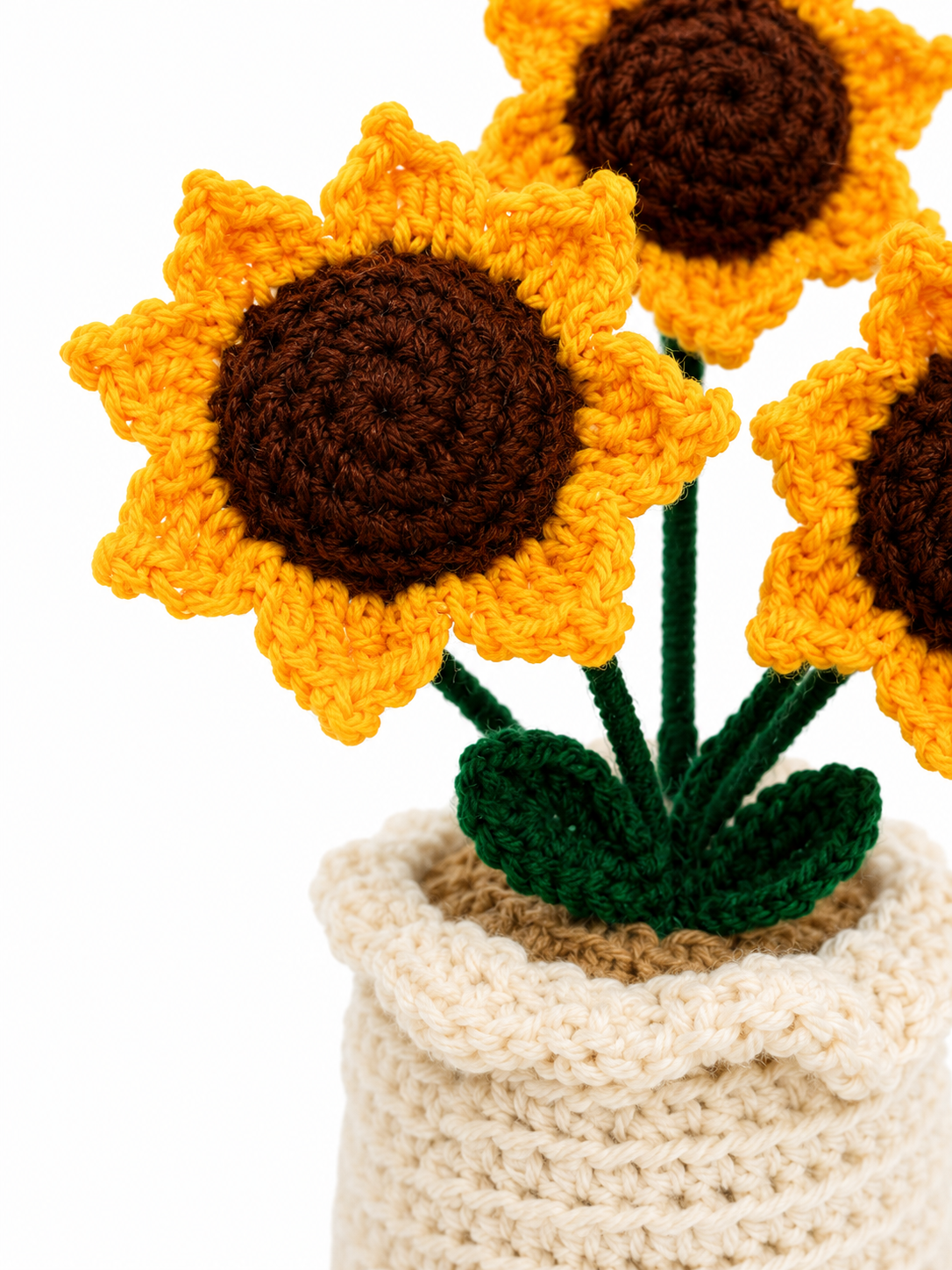 Sunshine Bloom – Handcrafted Crochet Sunflower Keepsake