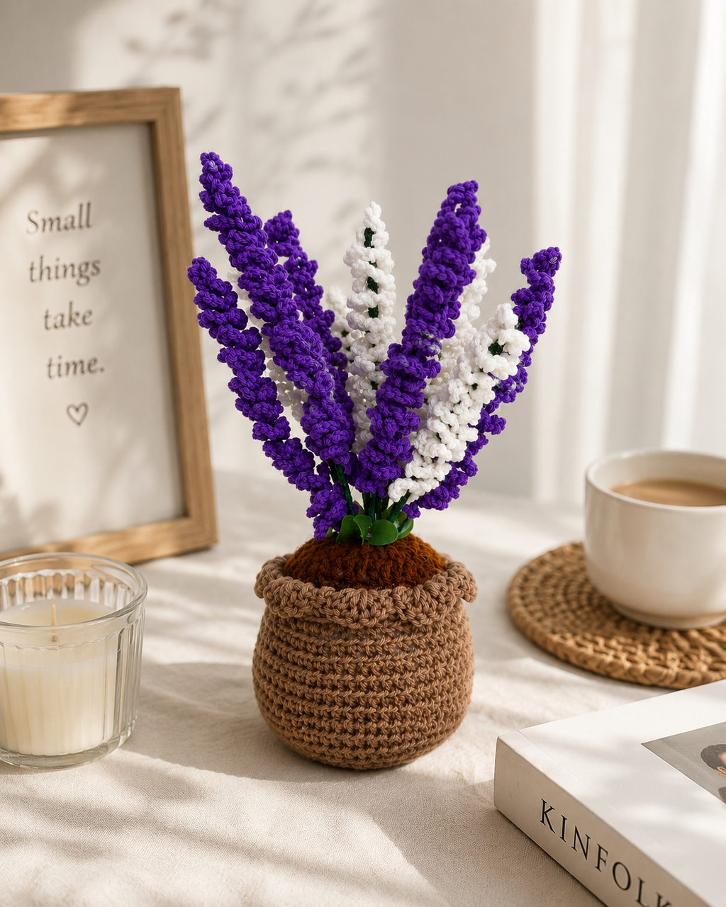 Lavender Serenity – Handcrafted Crochet Floral Keepsake