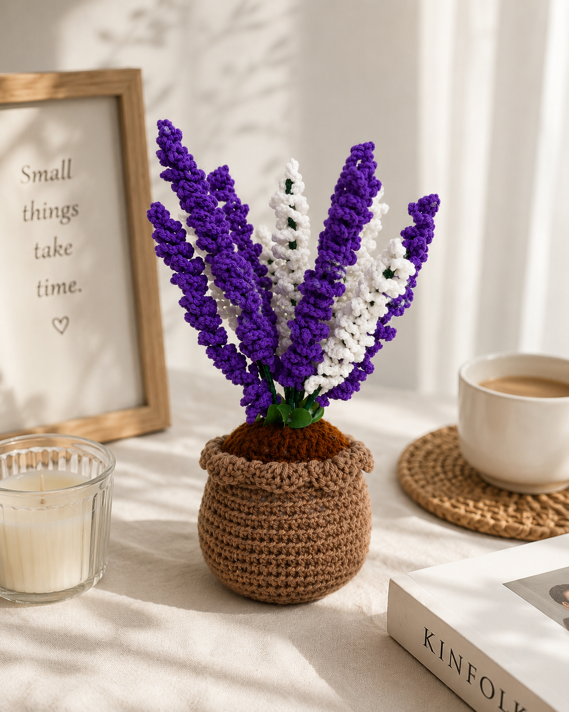 Lavender Serenity – Handcrafted Crochet Floral Keepsake