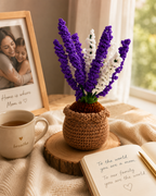 Lavender Serenity – Handcrafted Crochet Floral Keepsake