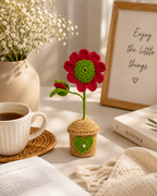 Heart in Bloom – Handcrafted Crochet Floral Keepsake