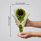 ELARA Sunlit Bloom dimensions — 10 inch height, 5.5 inch width