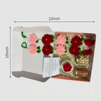 Diwali Gift Hamper Premium with Door Hangings showing approximate 12 inch by 10 inch dimensions