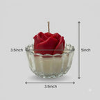 Premium Scented Red Rose Candle