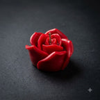 Red Rose Candle