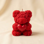 Rose Teddy Candle