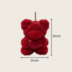 Rose Teddy Candle