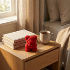 Rose Teddy Candle