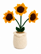 Sunshine Bloom – Handcrafted Crochet Sunflower Keepsake